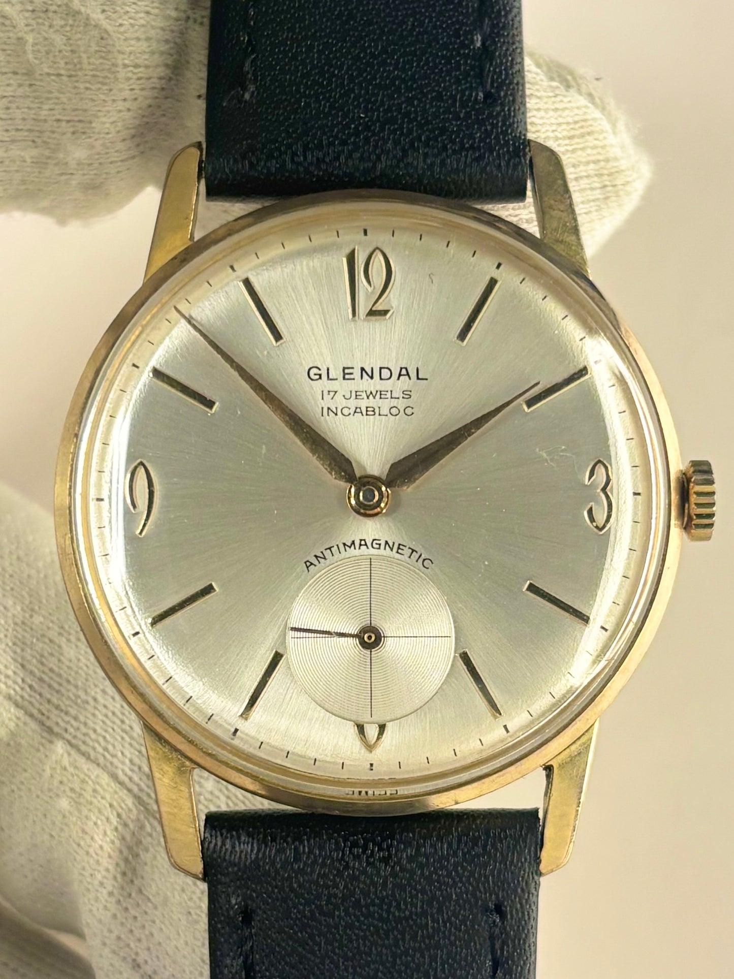 GLENDAL Vintage 1960’s Men’s Manual Sub-Seconds Gold Dress Watch