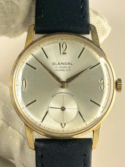 GLENDAL Vintage 1960’s Men’s Manual Sub-Seconds Gold Dress Watch