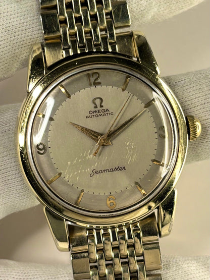 OMEGA Seamaster *+BOX* Vintage 1950's Men’s Automatic Gold Watch - 2846-3