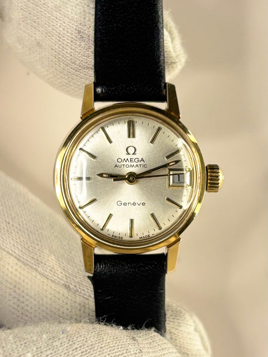 OMEGA Geneve Vintage 1970’s Automatic Date Gold Watch - 566.002