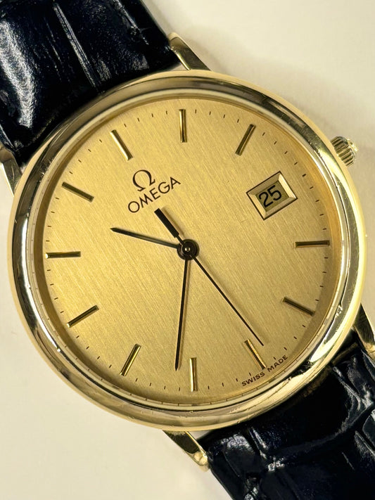 omega de ville watch ref. 196.0312 with calibre 1430 quartz movement