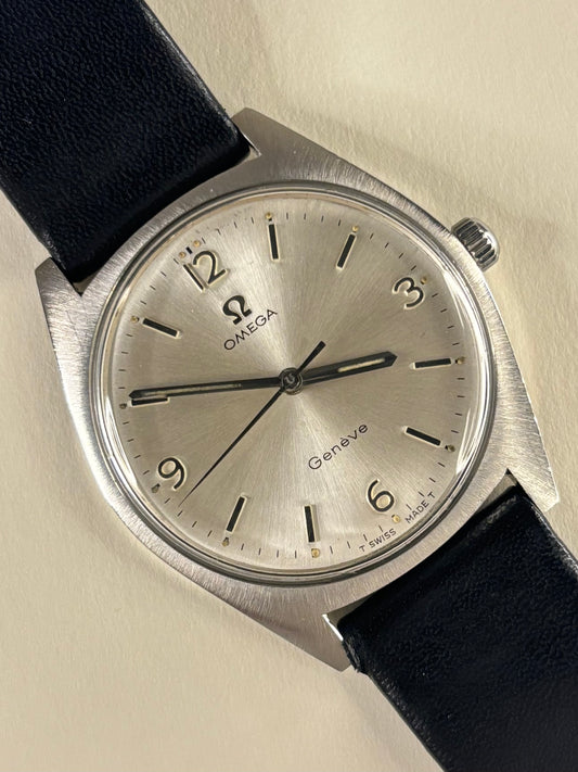 Omega Geneve Silver Vintage 1960’s Men’s Dress Watch - 135.041