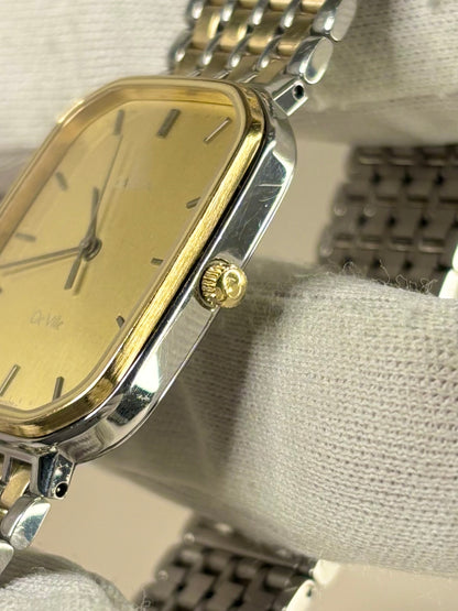 OMEGA De Ville Vintage 1980’s Men’s Gold Silver Watch
