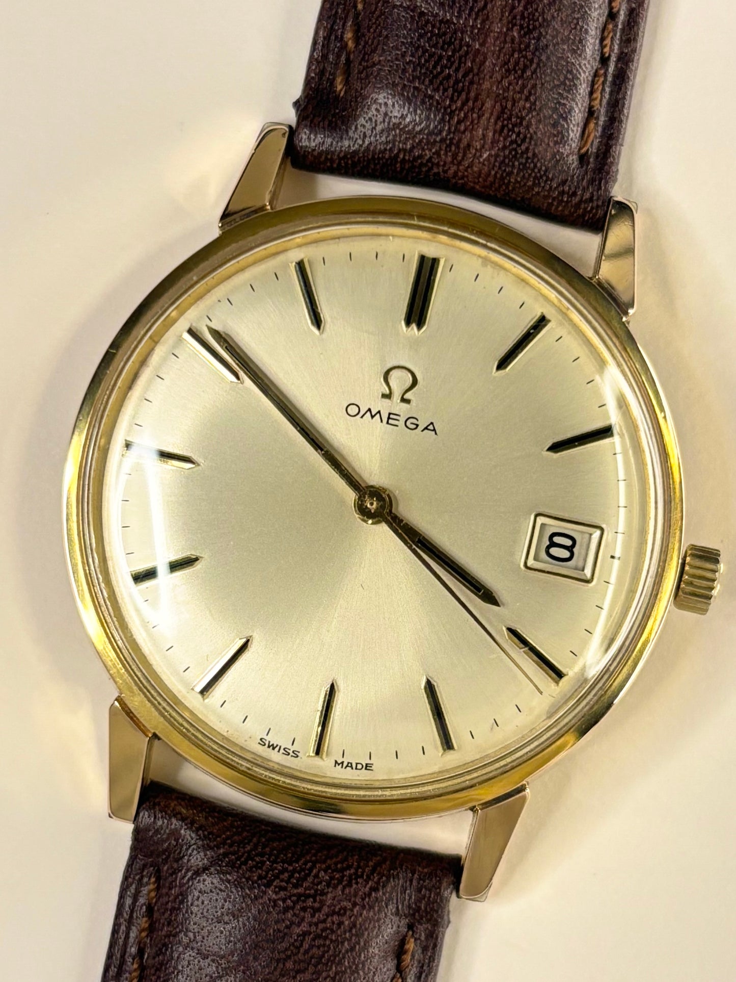 OMEGA Vintage 1960’s Men’s Manual Date Gold Dress Watch - 136.011