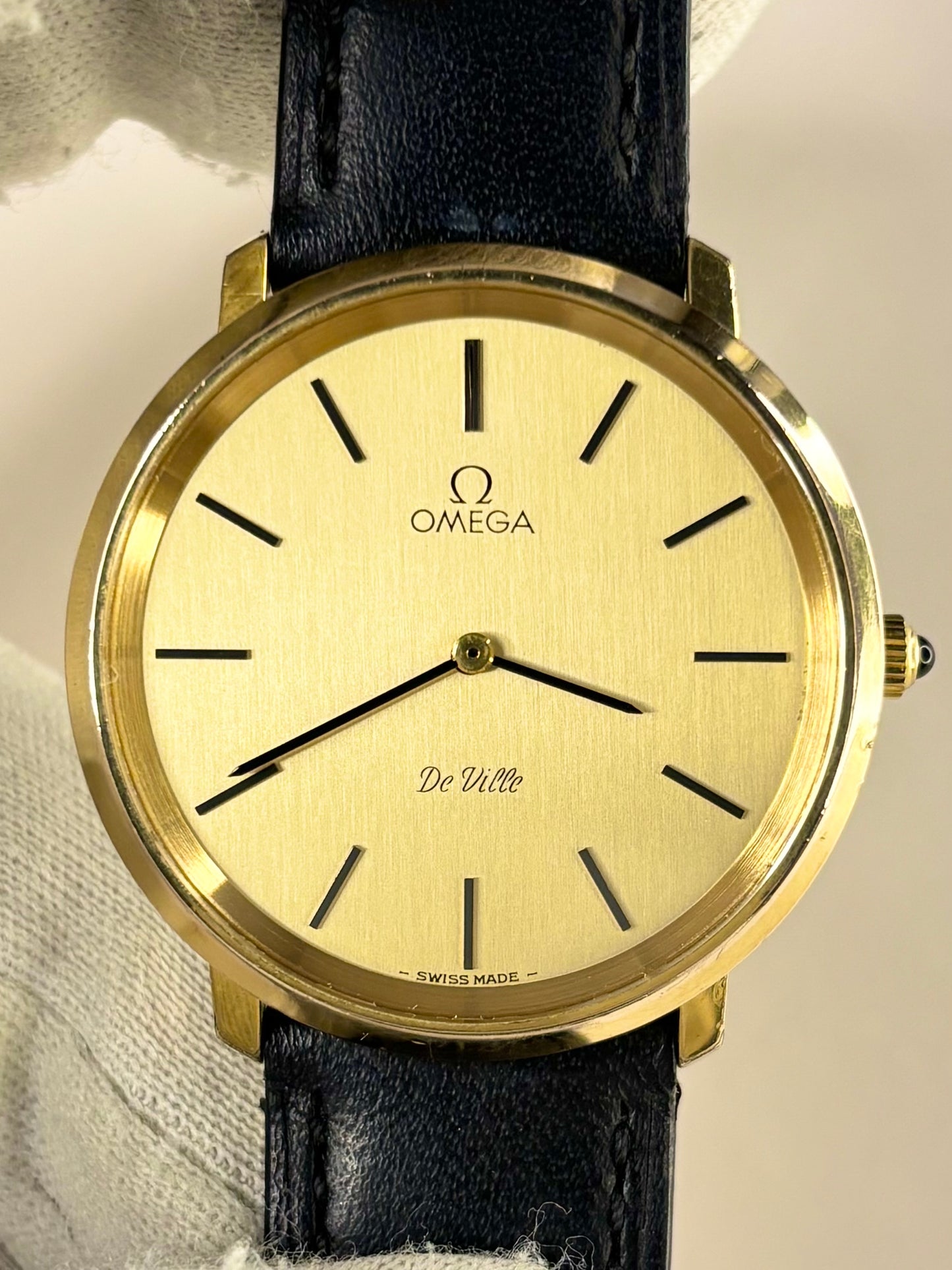 OMEGA De Ville Vintage 1970’s *+PAPERS* Men’s Manual Gold Dress Watch - 111.0107