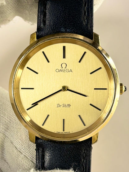 OMEGA De Ville Vintage 1970’s *+PAPERS* Men’s Manual Gold Dress Watch - 111.0107