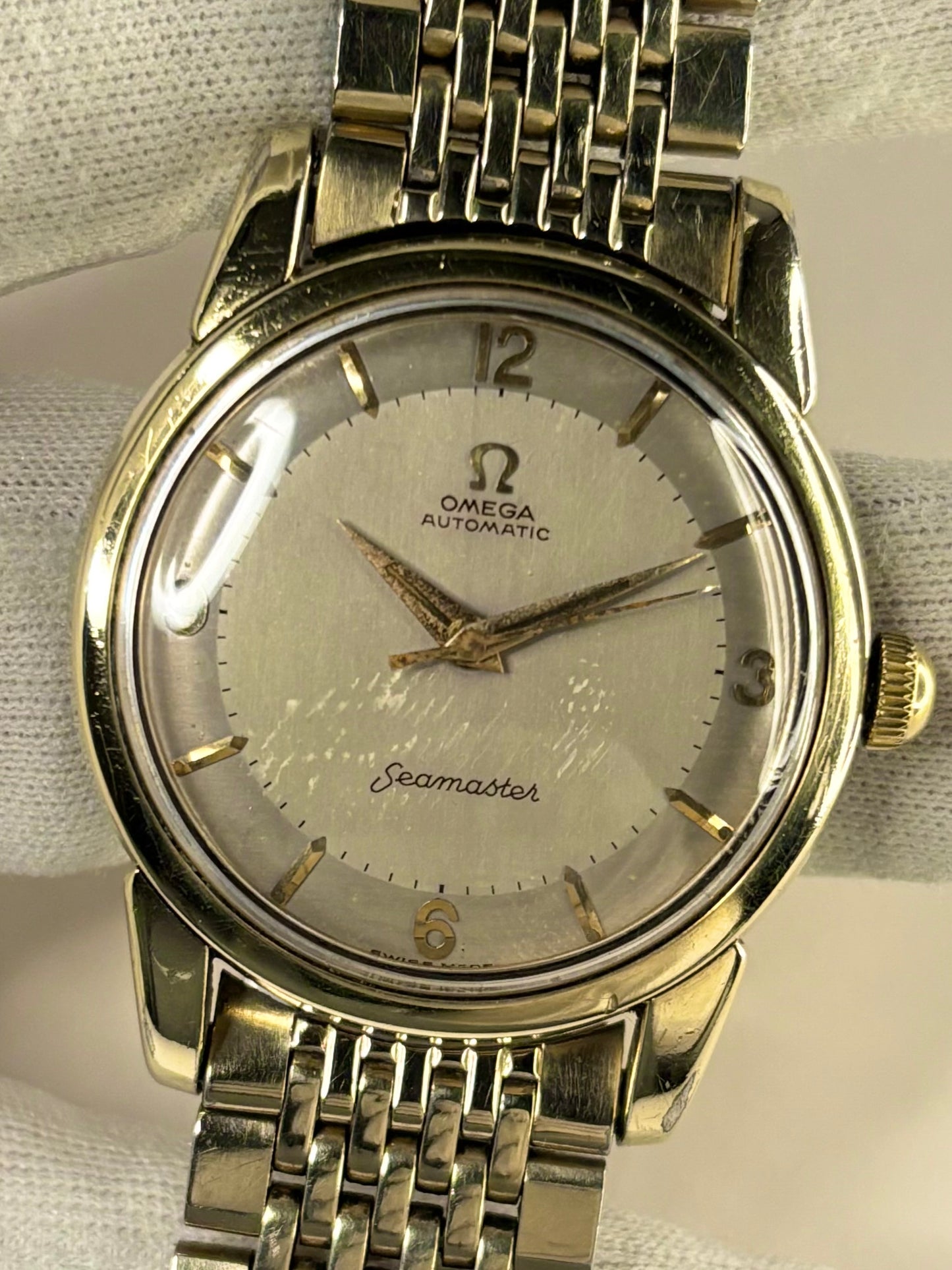 OMEGA Seamaster *+BOX* Vintage 1950's Men’s Automatic Gold Watch - 2846-3