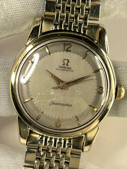 OMEGA Seamaster *+BOX* Vintage 1950's Men’s Automatic Gold Watch - 2846-3