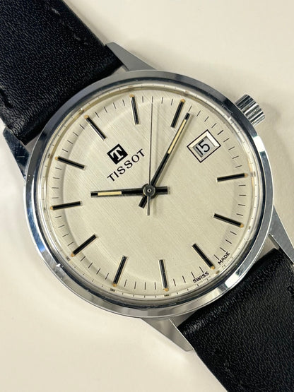 TISSOT Vintage 1970’s Men’s Manual Date Silver Dress Watch