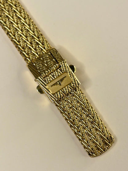 Longines vintage ladies gold-plated watch, quartz movement L961.2, with repaired presentation box