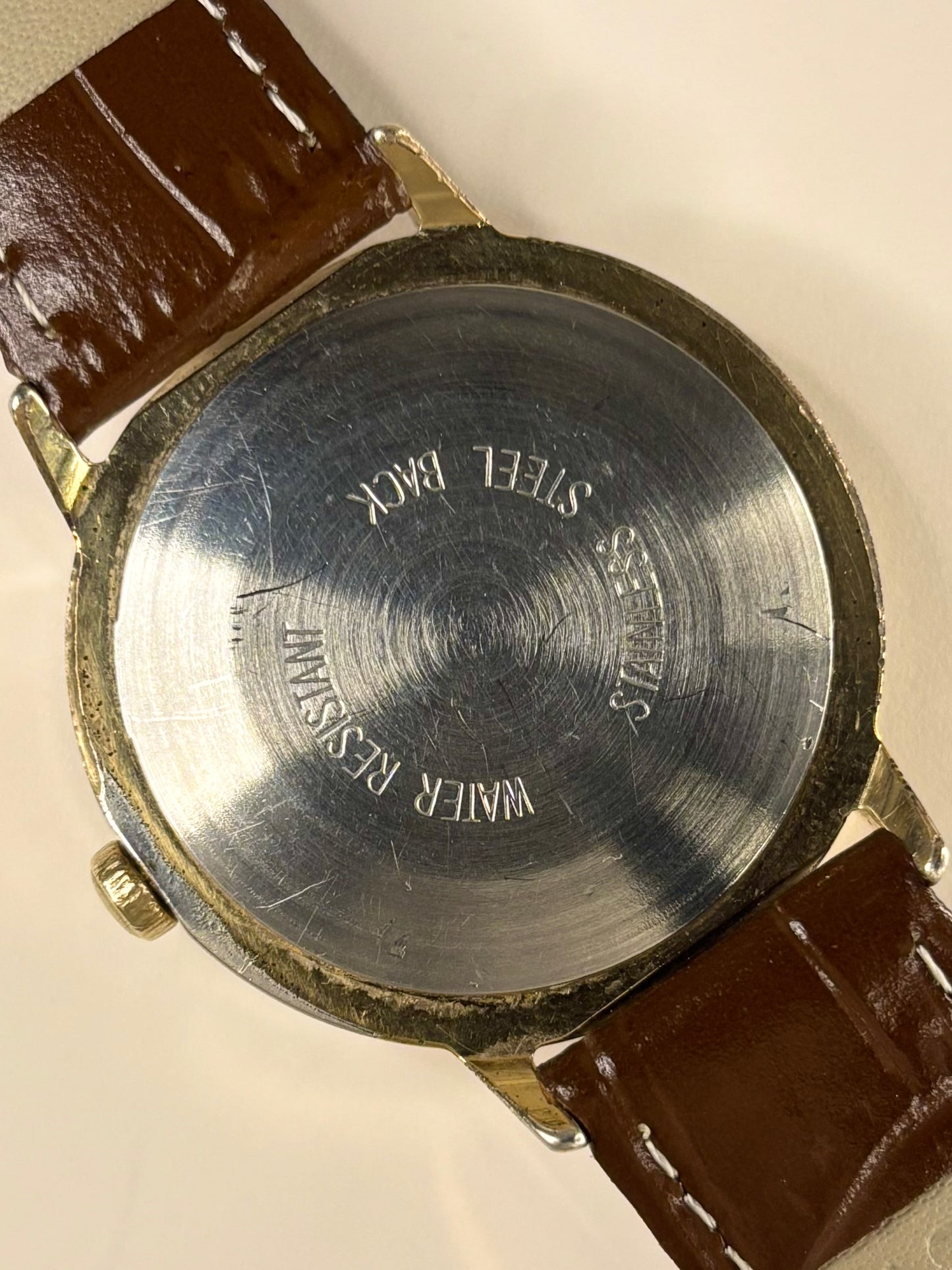 TIMEX Vintage 1970’s Men’s Manual Sunburst Dial Gold Dress Watch