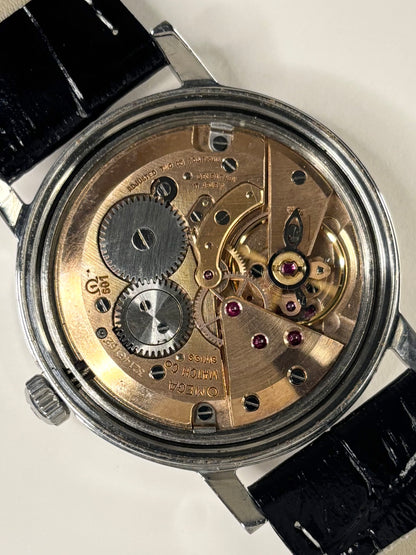 Omega Genève ref. 166.0169 vintage men’s dress watch with manual calibre 601, 38mm case