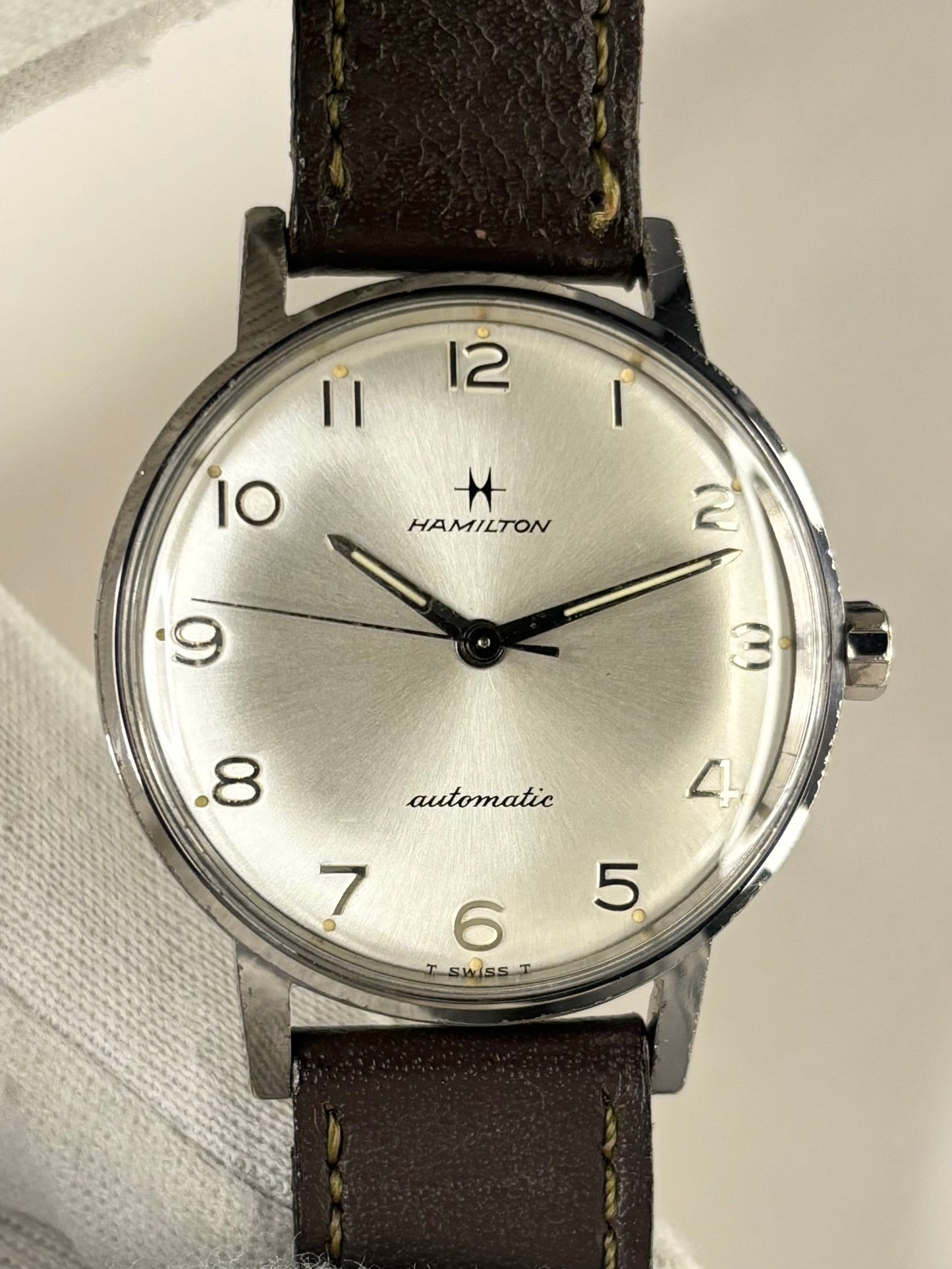 HAMILTON Vintage 1970's Men’s Automatic Silver Dress Watch