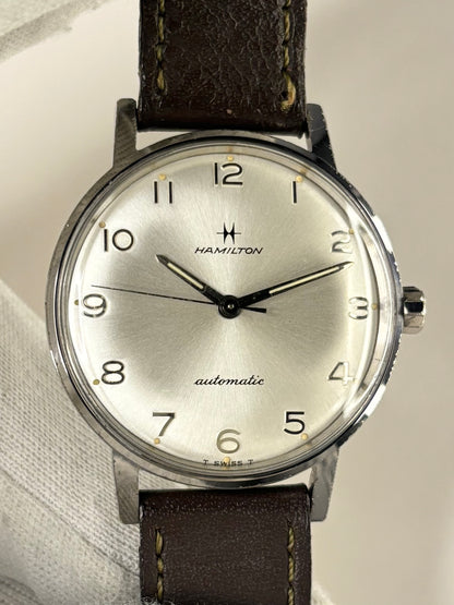 HAMILTON Vintage 1970's Men’s Automatic Silver Dress Watch