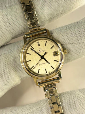 OMEGA Seamaster Ladies Vintage 1980’s  Date Gold Watch - 596.0069