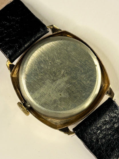ROTARY 9ct Gold *RARE* Vintage 1950’s Men’s Manual Cushion Dress Watch