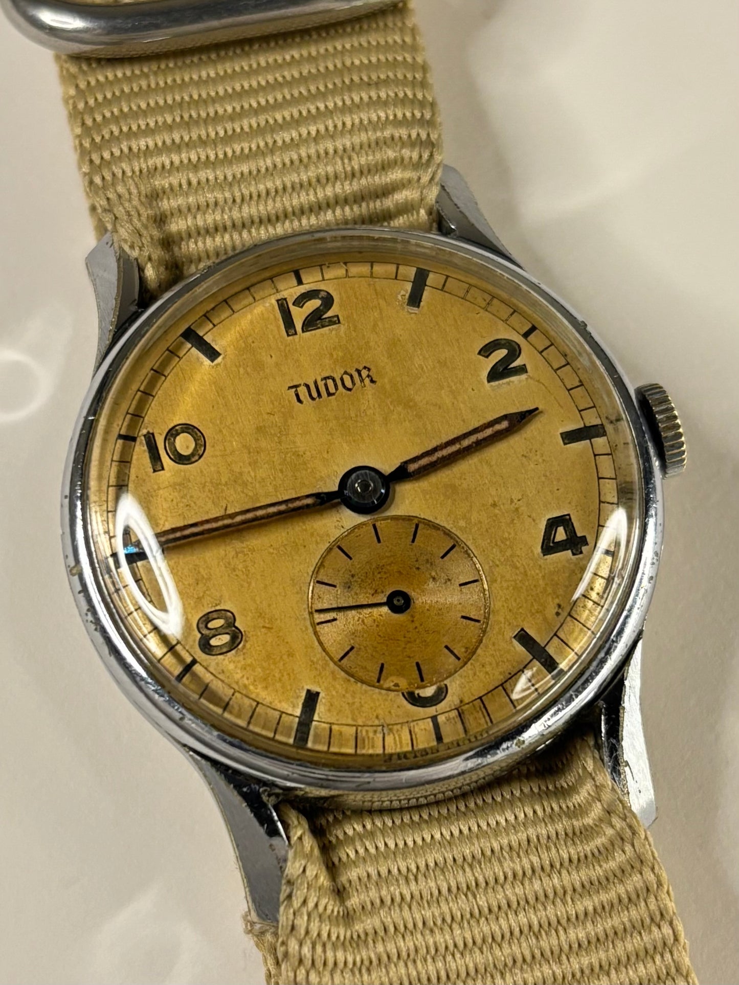 Tudor Vintage 1940’s Men’s Manual Copper Stainless Steel Watch - 768