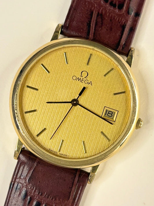 OMEGA Vintage 1980’s Men’s Gold Dress Watch - 196.0312