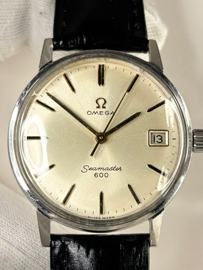 OMEGA Seamaster 600 *RARE* Vintage 1960’s Men’s Manual Date Silver Dress Watch - 136.011 - 611