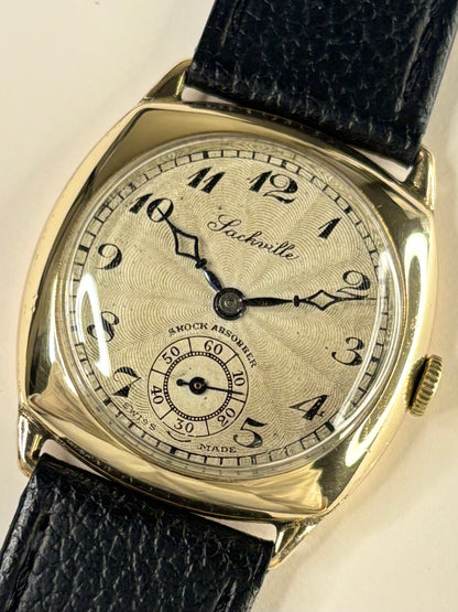 SACKVILLE Vintage 1940’s Rolled Gold Men’s Manual Sub-Seconds Cushion Dress Watch