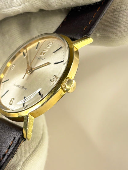 TISSOT Seastar Vintage 1970’s Men’s Manual Gold Dress Watch
