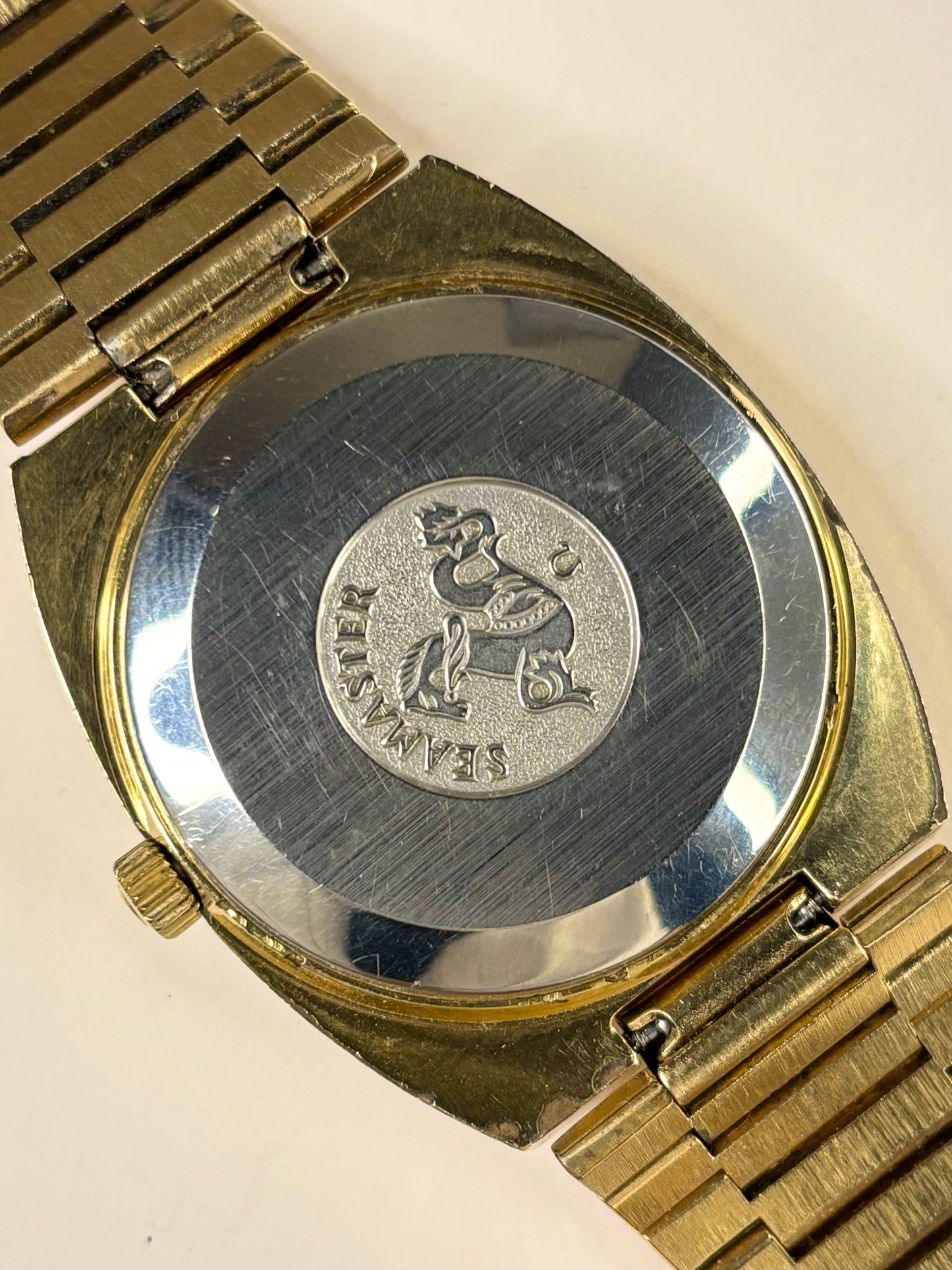 OMEGA Seamaster *+BOX* Vintage 1970’s Automatic DayDate Mens Gold Watch - 166.0216