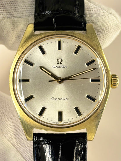 Omega Genève Ref. 135.041 1969 men’s dress timekeeper powered by calibre 601 Swiss manual wind movement