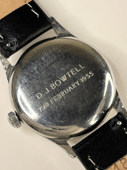 LONGINES ‘Pilots’ Vintage 1950’s Men’s Manual Silver Dress Watch