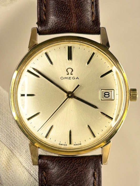 OMEGA Vintage 1960’s Men’s Manual Date Gold Dress Watch - 136.011