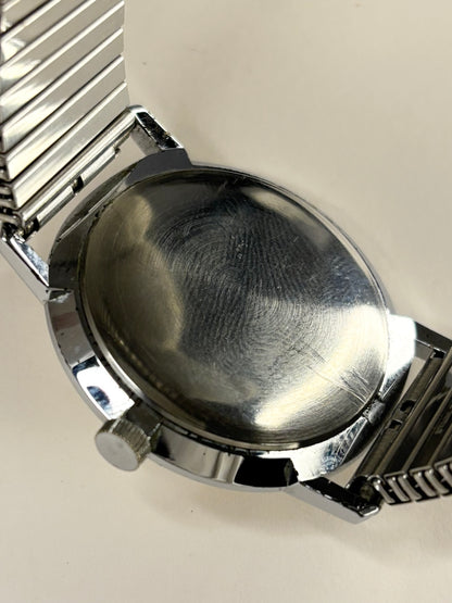 ROTARY Vintage 1960’s *+BOX&PAPERS* Men’s Manual Silver Dress Watch