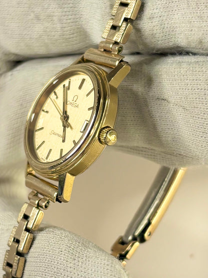 OMEGA Seamaster Ladies Vintage 1980’s  Date Gold Watch - 596.0069