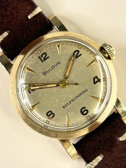 BULOVA Vintage 1950’s Men’s Automatic Gold Dress Watch