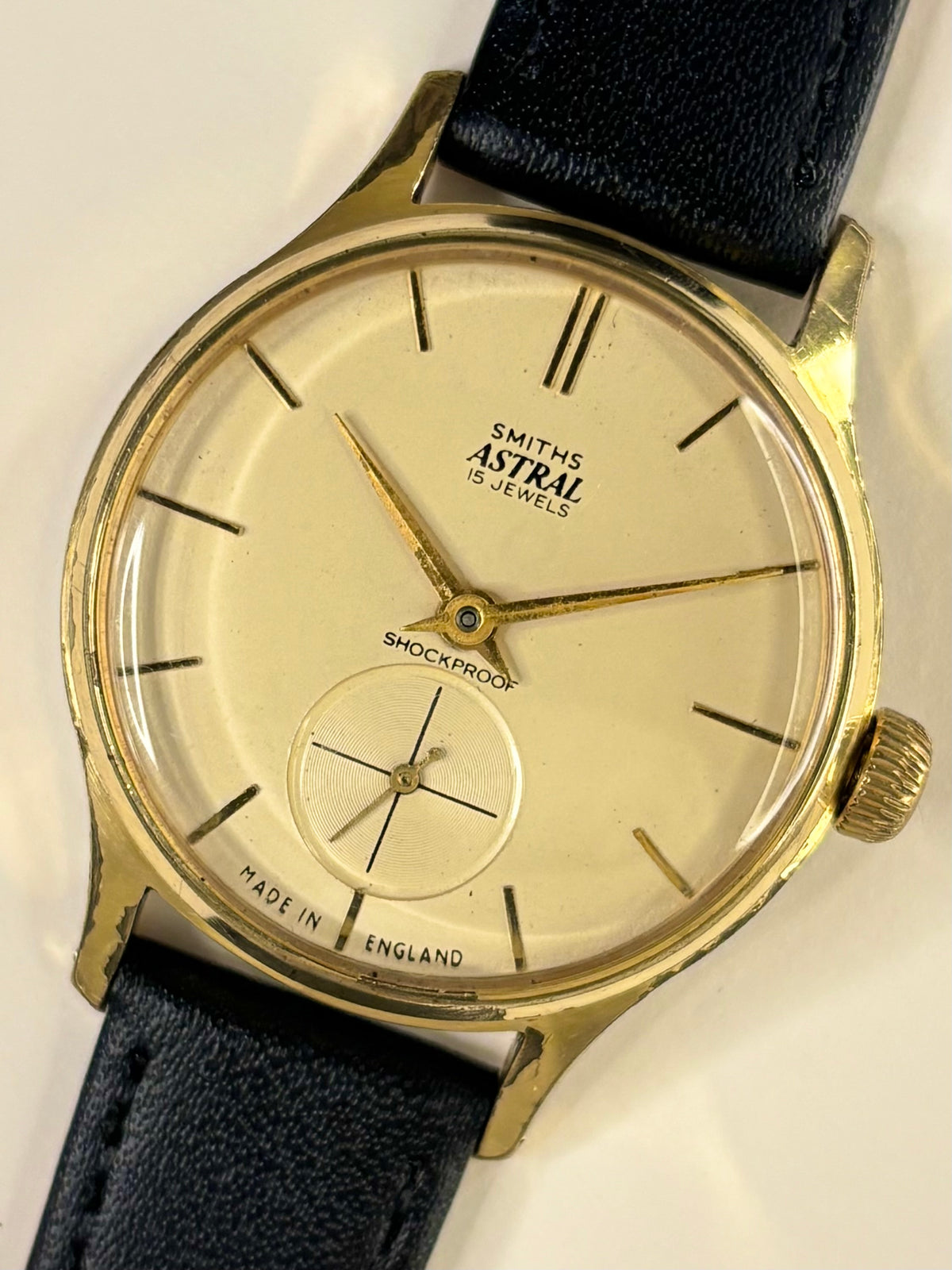 SMITHS Astral Vintage 1960’s Men’s Manual Sub-Seconds Gold Dress Watch