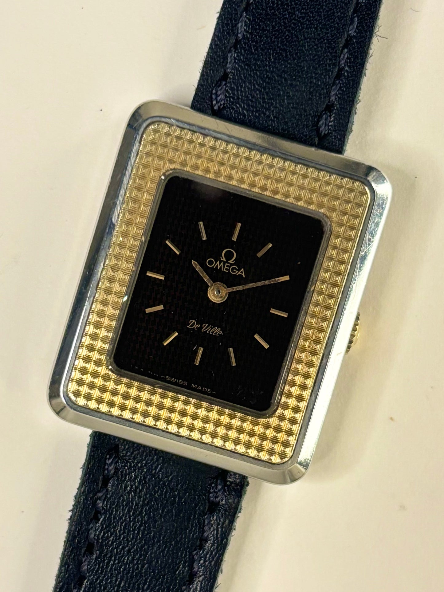 OMEGA 14K Gold *RARE*  ‘Pave D’or’ Ladies Vintage 1970’s Manual Dress Watch - 511.0511