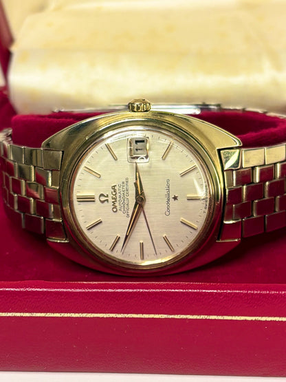 OMEGA Constellation *+BOX* Vintage 1960’s Men’s Automatic Gold Watch - 168.017