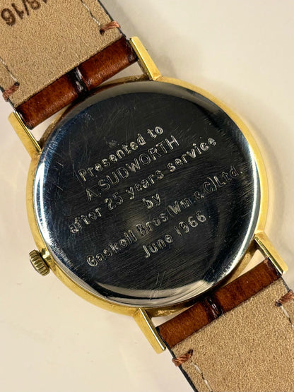 OMEGA Vintage 1960’s Men’s Manual Gold Dress Watch