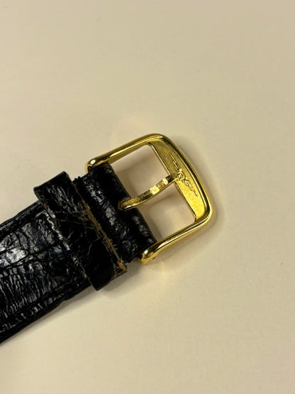 Longines Presence vintage 1991 men’s timepiece 9ct solid gold watch strap