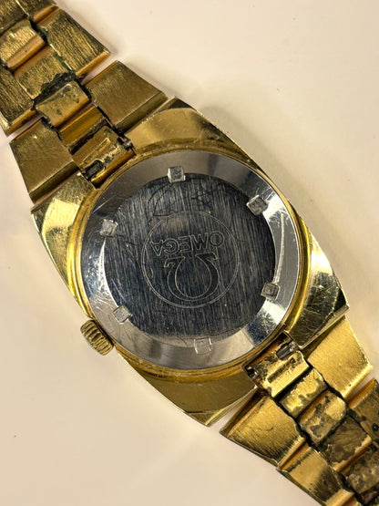 OMEGA Geneve Ladies Vintage 1970’s Automatic Date Gold Watch - 566.0075