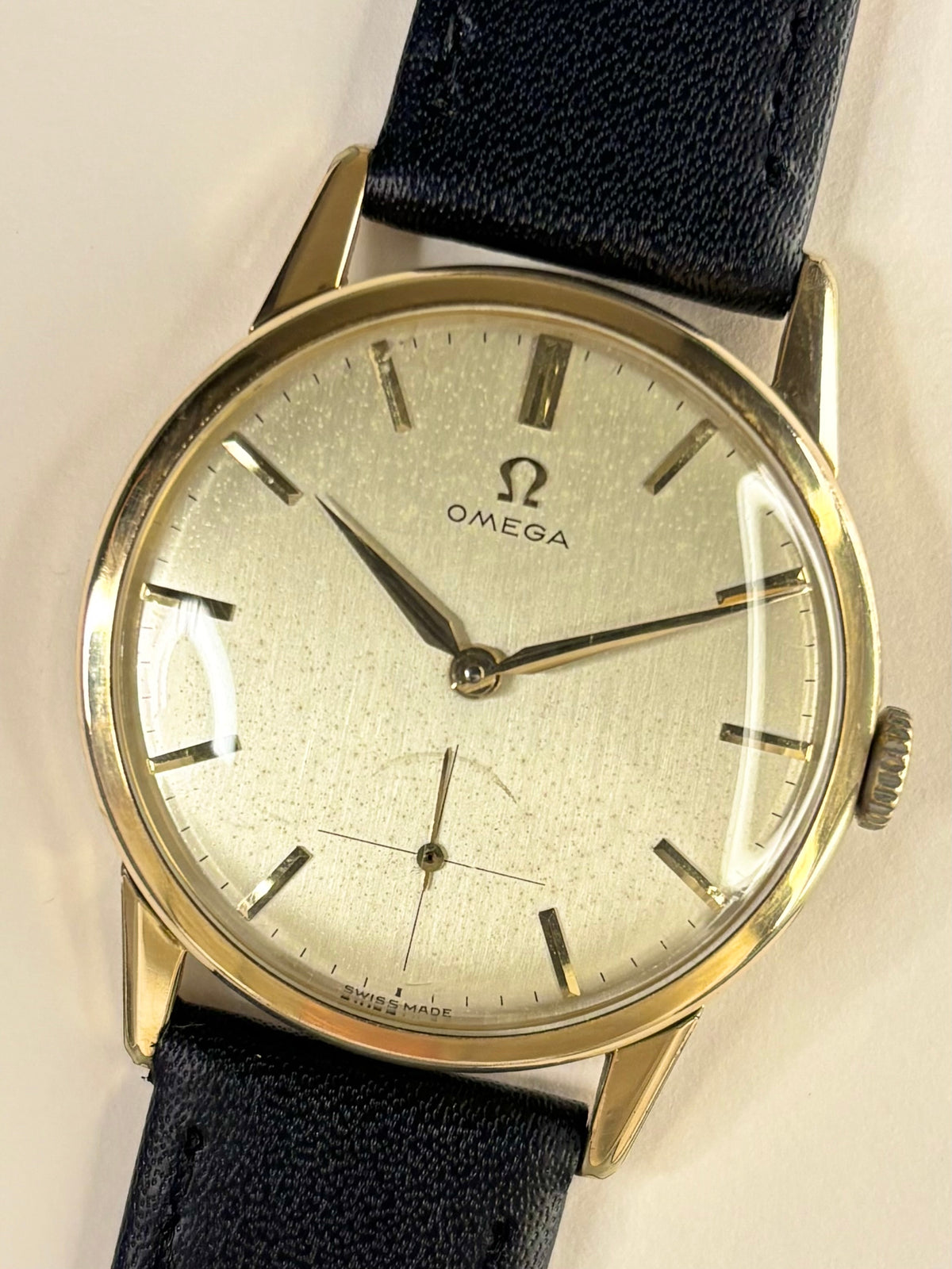 OMEGA Vintage 1960’s Men’s Manual Sub-Seconds Gold Dress Watch