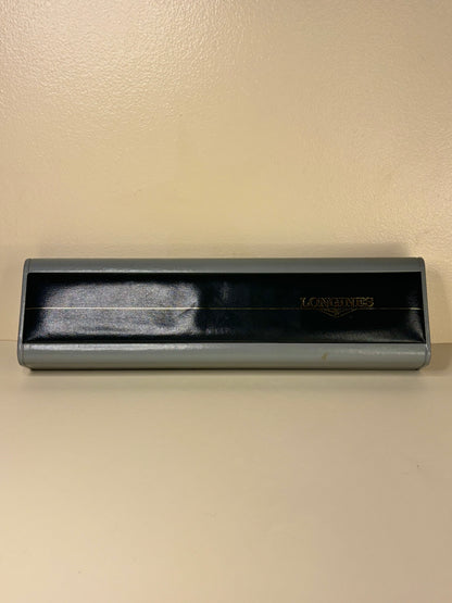 longines 1990's vintage watch presentation box 