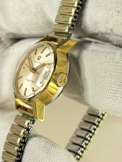 OMEGA Ladymatic Vintage 1960’s Ladies Automatic Date Gold Watch