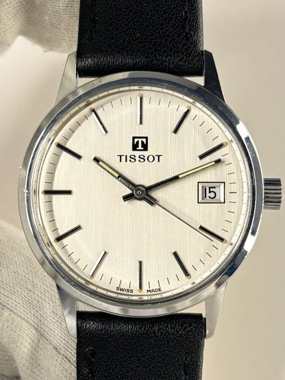 TISSOT Vintage 1970’s Men’s Manual Date Silver Dress Watch