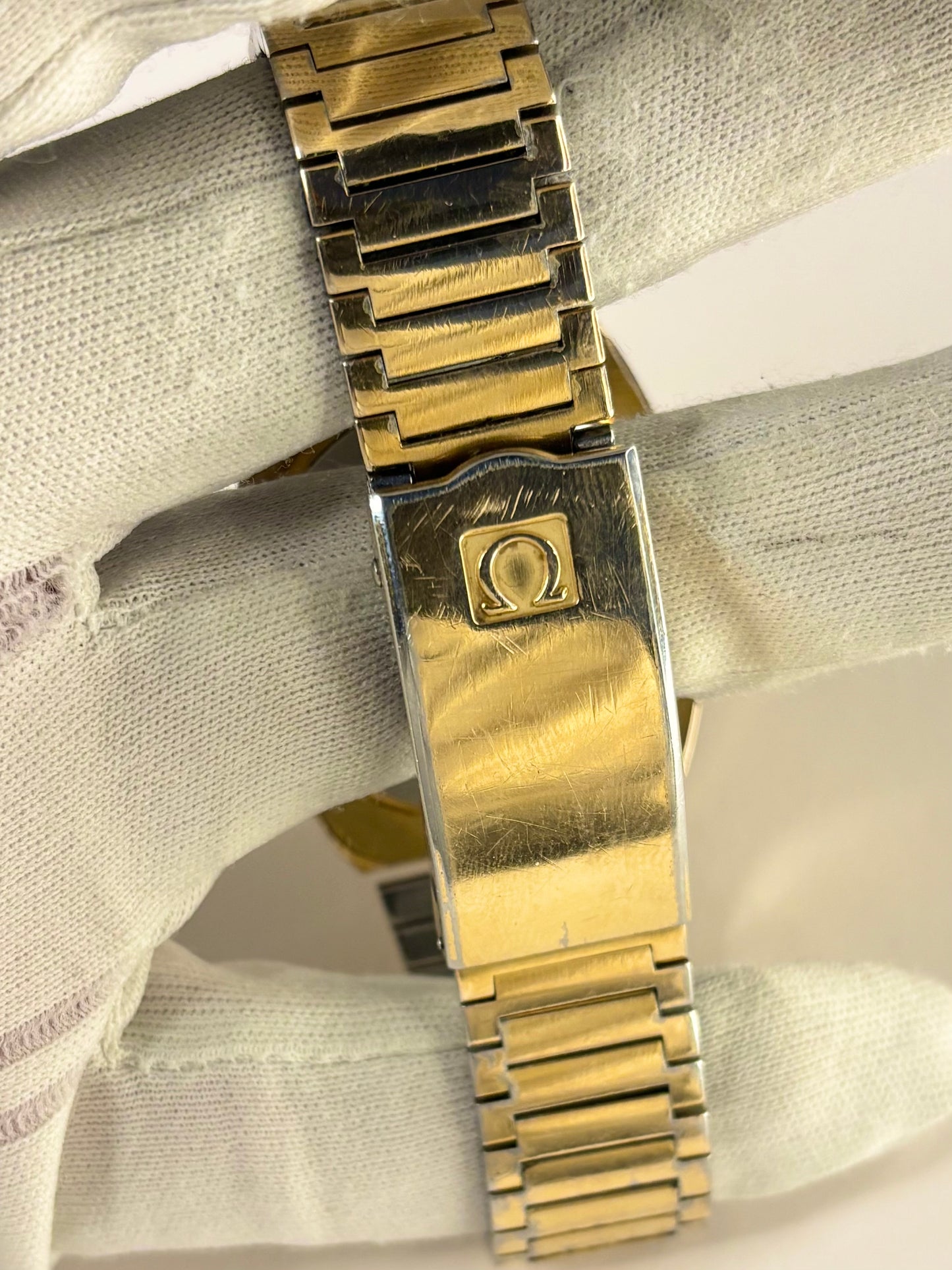 OMEGA Seamaster *+BOX* Vintage 1970’s Men’s Automatic Day Date Gold Watch - 166.0207