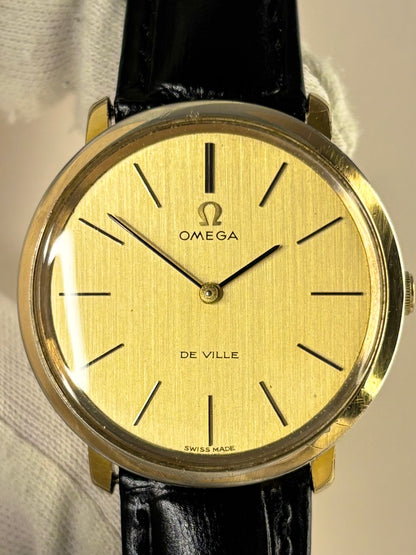 OMEGA De Ville Vintage 1960’s Men’s Manual Gold Dress Watch - 111.077
