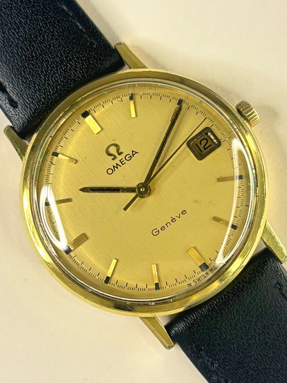 OMEGA Geneve Vintage 1960’s Men’s Manual Gold Dress Watch - 132.019