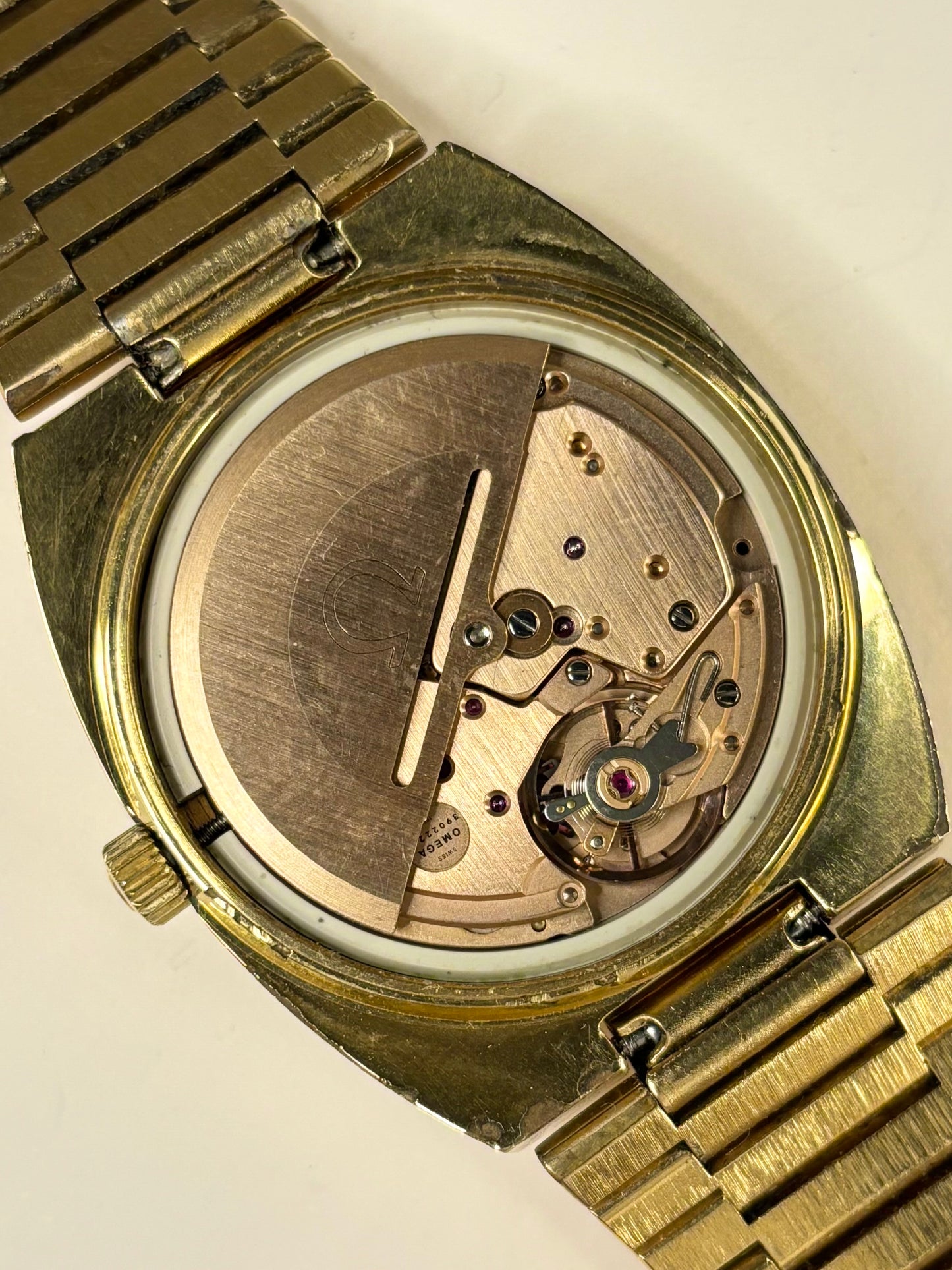 OMEGA Seamaster *+BOX* Vintage 1970’s Automatic DayDate Mens Gold Watch - 166.0216