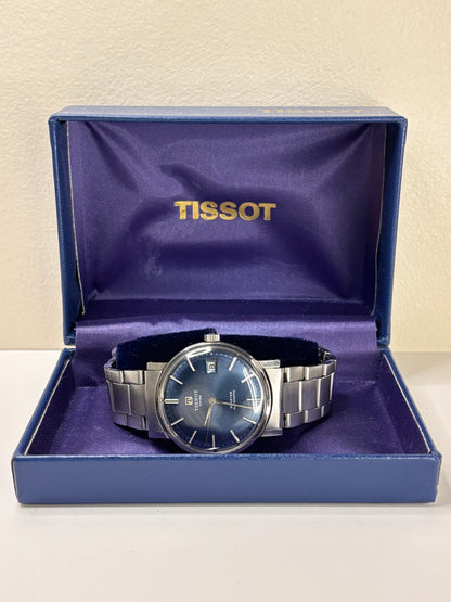 Tissot Seastar *BOXED* Vintage 1970’s Men’s Blue Dial Date Automatic Dress Watch