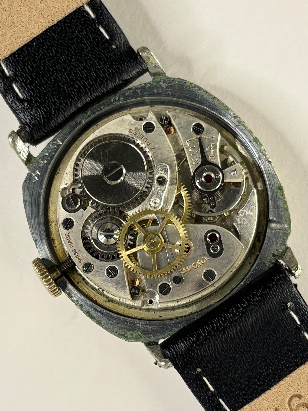 TUDOR Vintage 1940’s Men’s Manual Silver Cushion Watch - 59