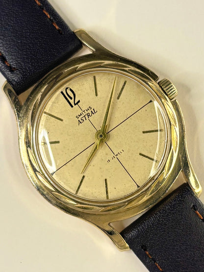 SMITHS Astral Vintage 1960’s Men’s Manual Gold Dress Watch
