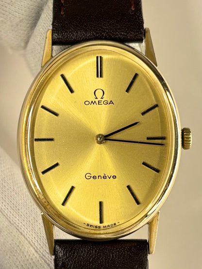 Omega Genève Ref. 511.416 1972 unisex dress timekeeper powered by calibre 620 Swiss manual wind movement